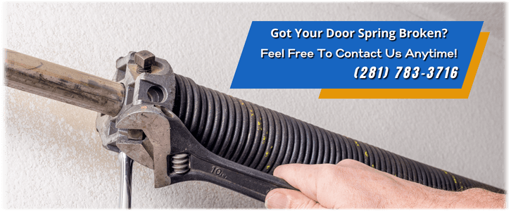 Broken Garage Door Spring Repair Pasadena TX (281) 783-3716